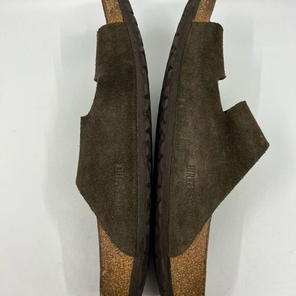 Birkenstock Arizona Dark Brown Suede Sandals Slide EU42 US W 11 M 9 Narrow Width main image 6